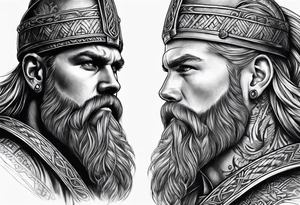 Viking sailor tattoo idea