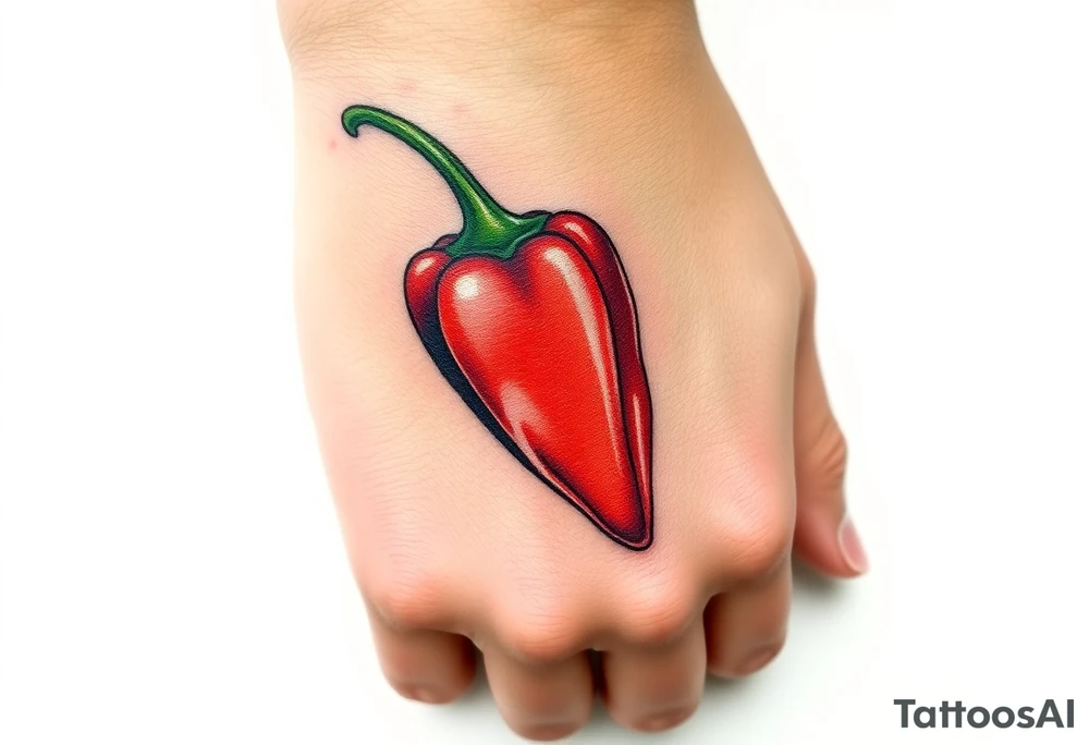 Chili pepper tattoo idea
