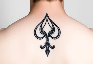 a Q and a spade tattoo idea