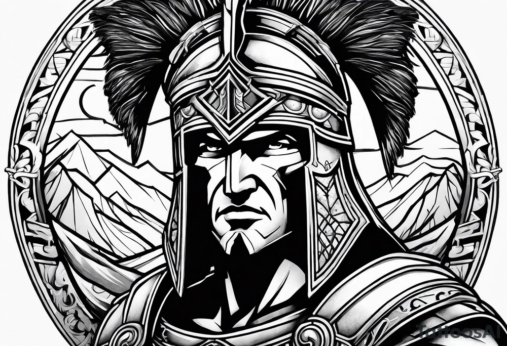 spartan tattoo idea