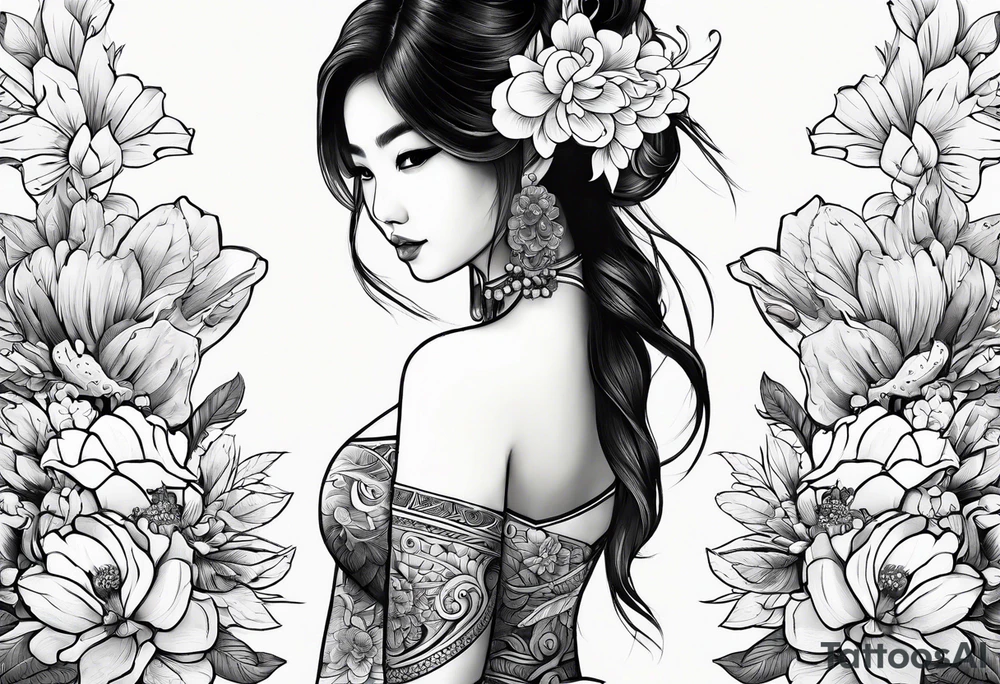 Traditional Vietnamese tattoo idea