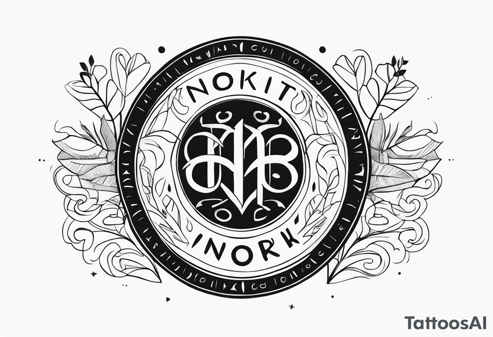 nordic text tattoo idea