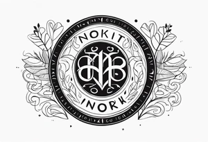 nordic text tattoo idea