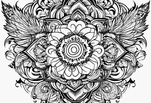 Pattern tattoo idea