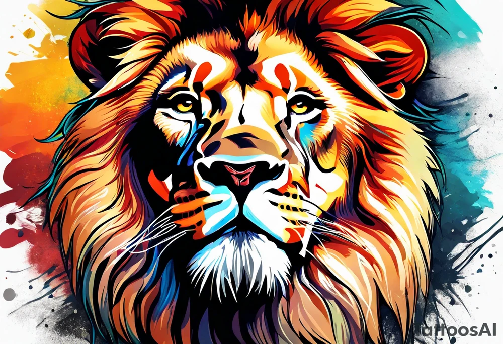 lion tattoo idea