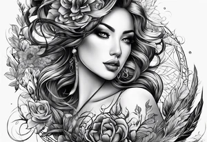 c cection scar needle and thred tattoo idea