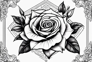 Rose, Gladiolus tattoo idea