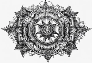 A tattoo that states catholic religion, pain and discipline to achieve your goals in life. it should be placed on the upper back. tattoo idea