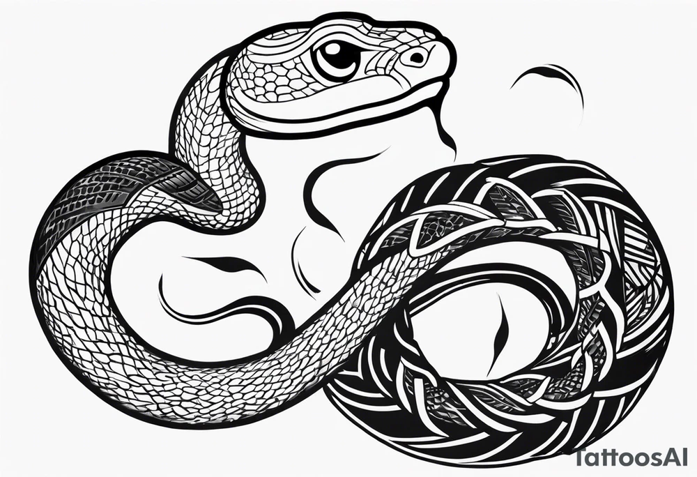 snake tattoo idea