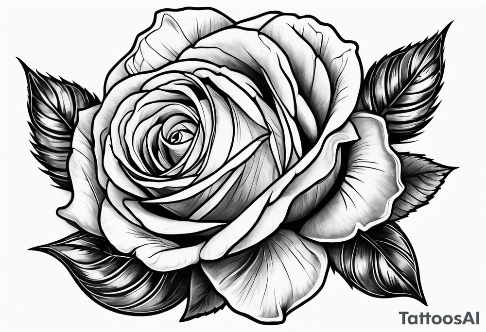 rose bouque tattoo idea