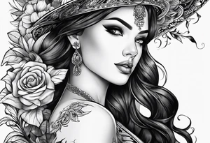 Sonst Look back tattoo idea