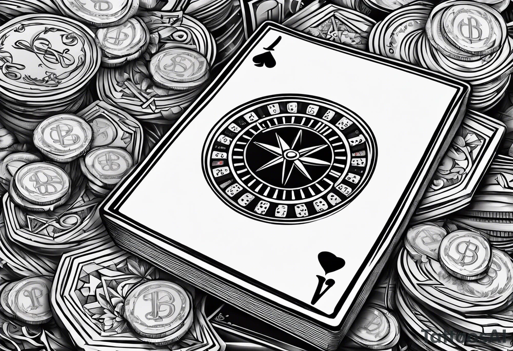 Moneybaggs gambling tattoo idea