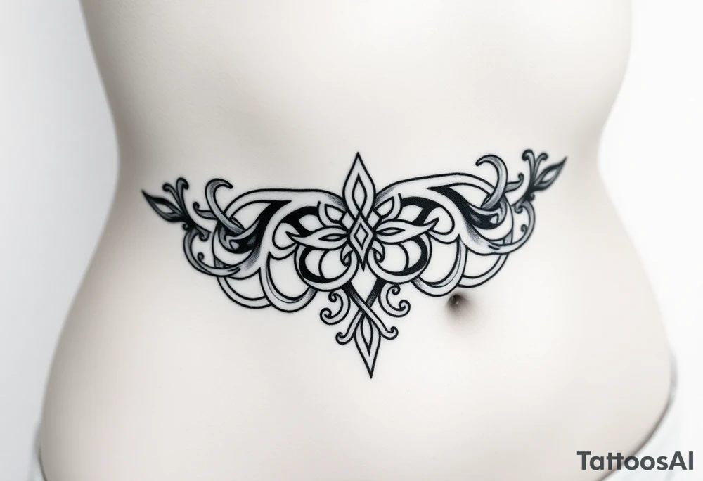 large celtic themed tattoo with similar celtic heritage ideas tattoo idea