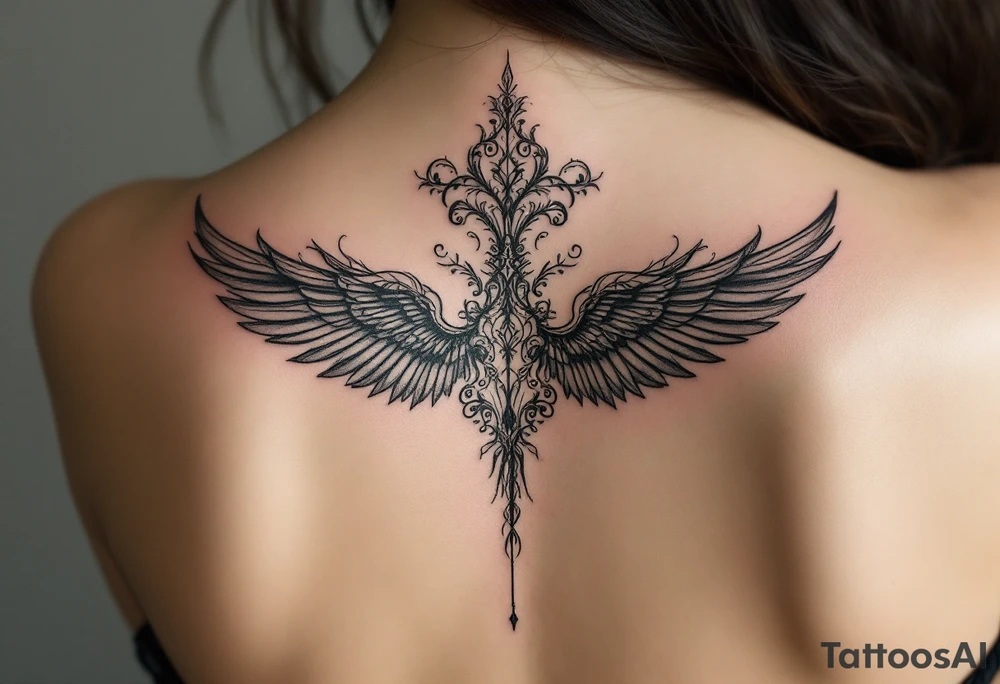 Fallen Angel tattoo idea