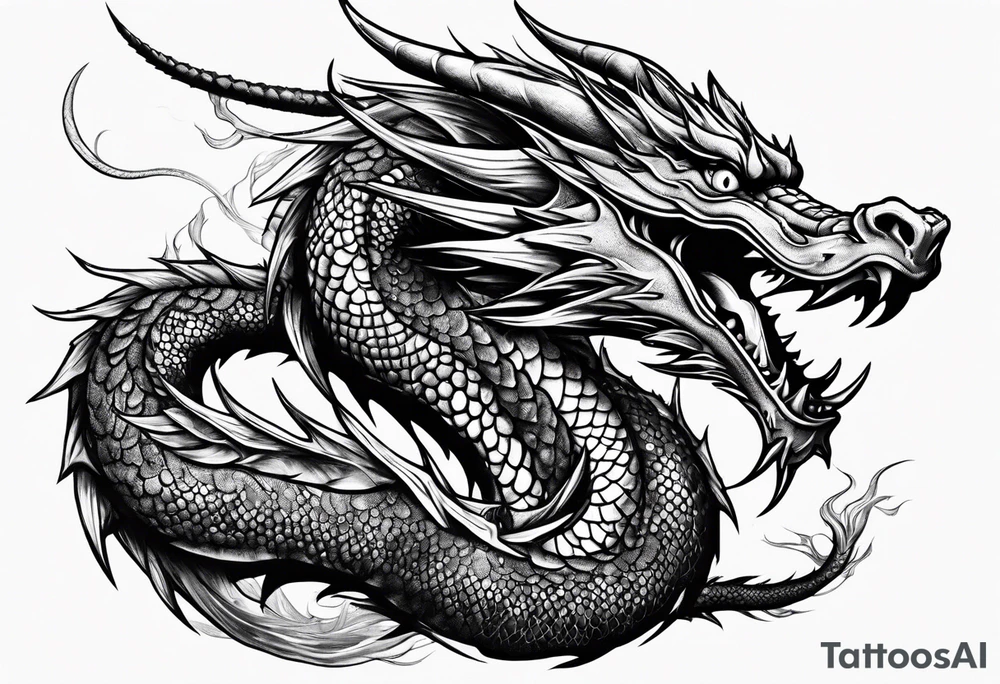 Dragon tattoo idea