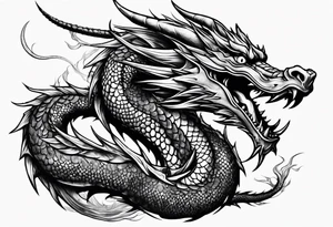 Dragon tattoo idea