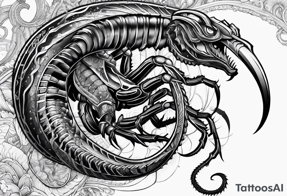 scorpio tattoo idea