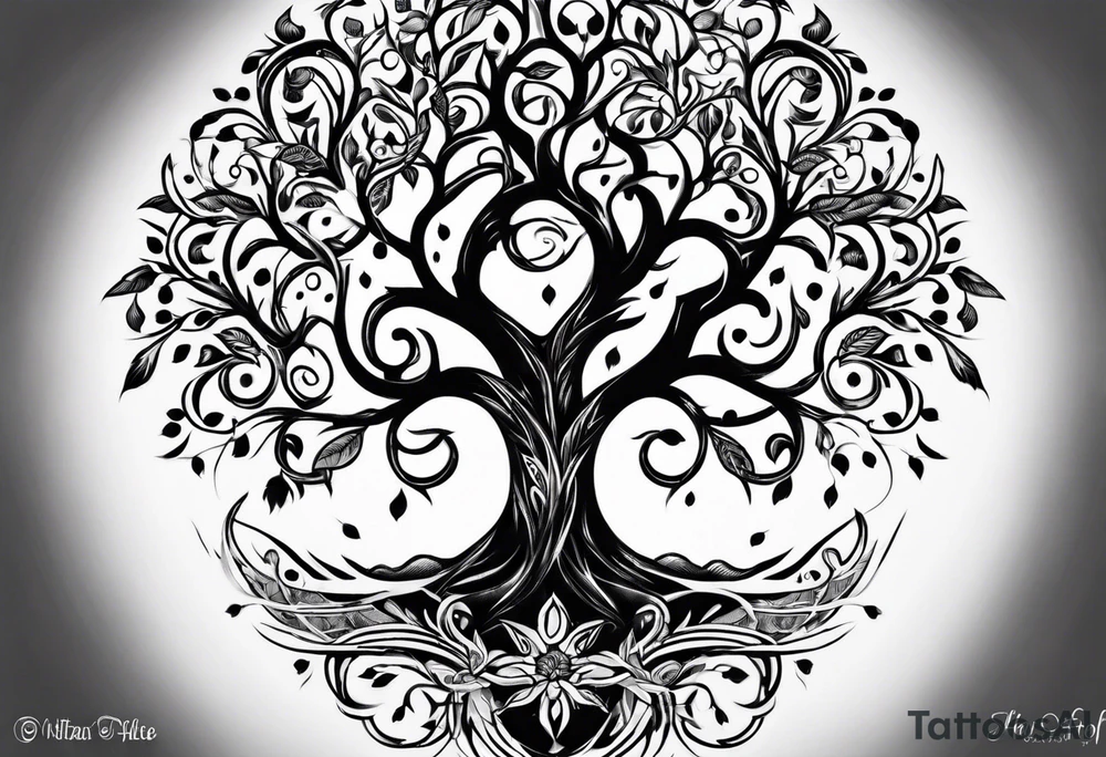 tree of life tattoo idea