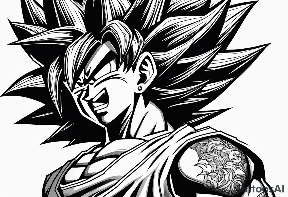 Son Goku tattoo idea