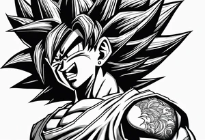 Son Goku tattoo idea