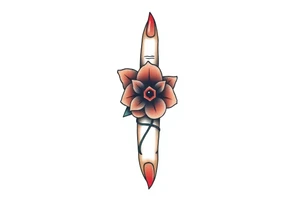 finger tattoo on the finger tattoo idea