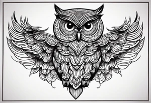 Owl tattoo idea