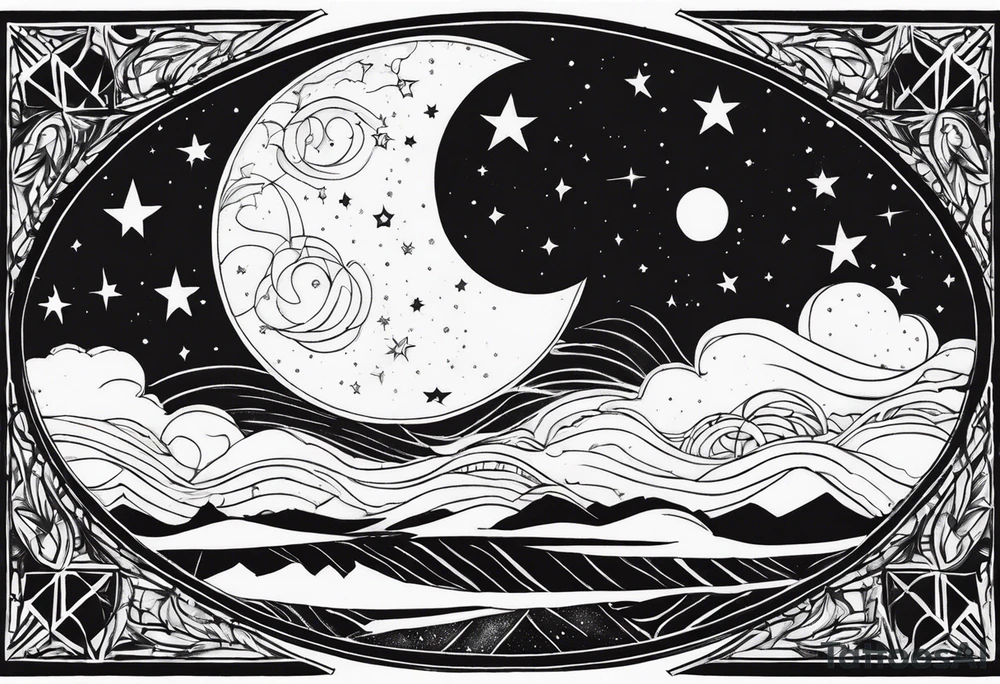 night Sky tattoo idea