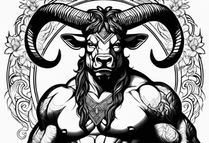 Minotaur tattoo idea