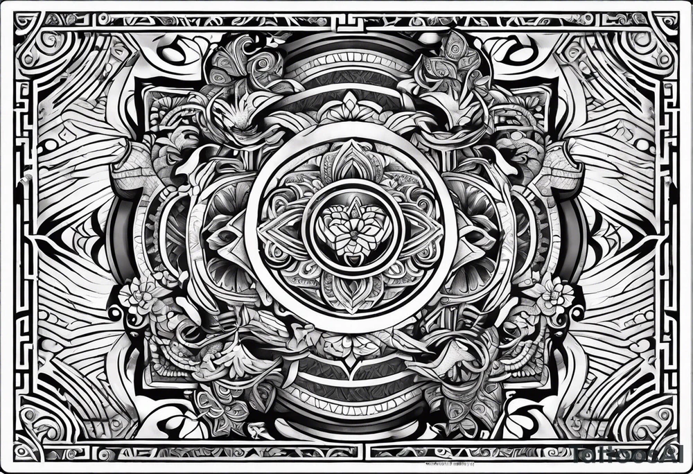 japanese and maori tattoo right arm sleeve tattoo idea