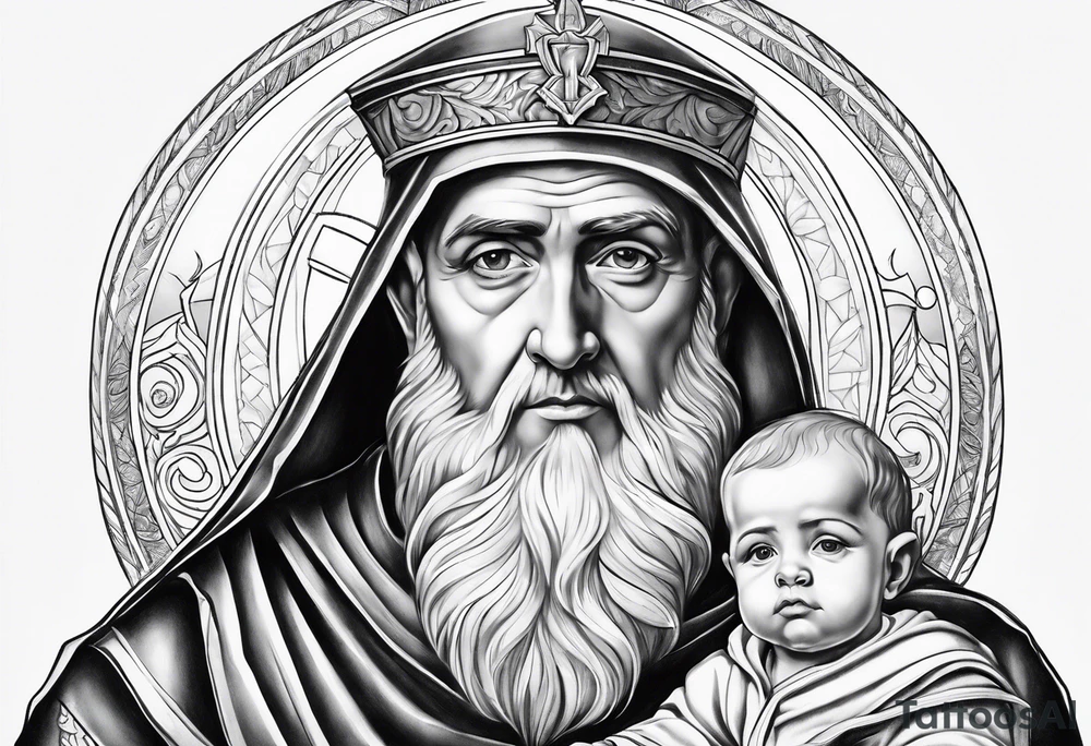 Saint Anthony tattoo idea