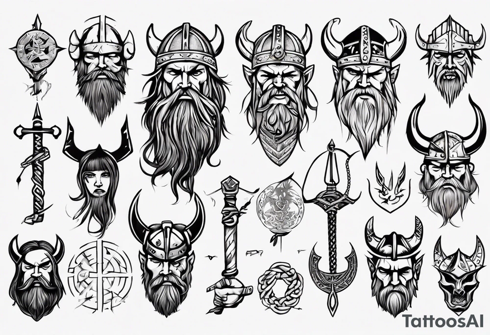 Viking no tattoos tattoo idea