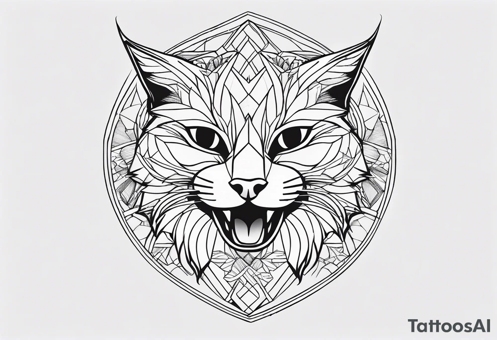 Black Cat tattoo idea
