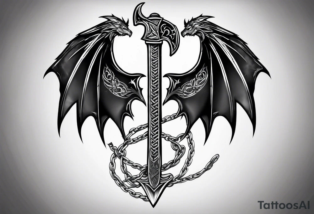 Valhalla sword chain barbed wire
dragon axe Valknut tattoo idea Valhalla sword chain barbed wire
dragon axe Valknut tattoo idea