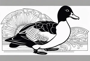 Muscovy Duck tattoo idea
