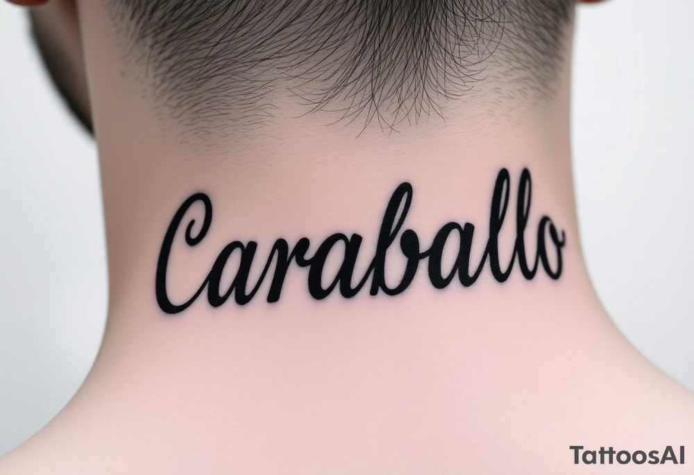 Caraballo tattoo idea
