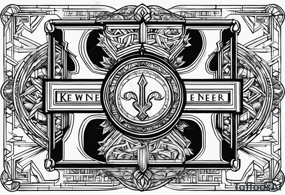 Keyneer name tattoo idea