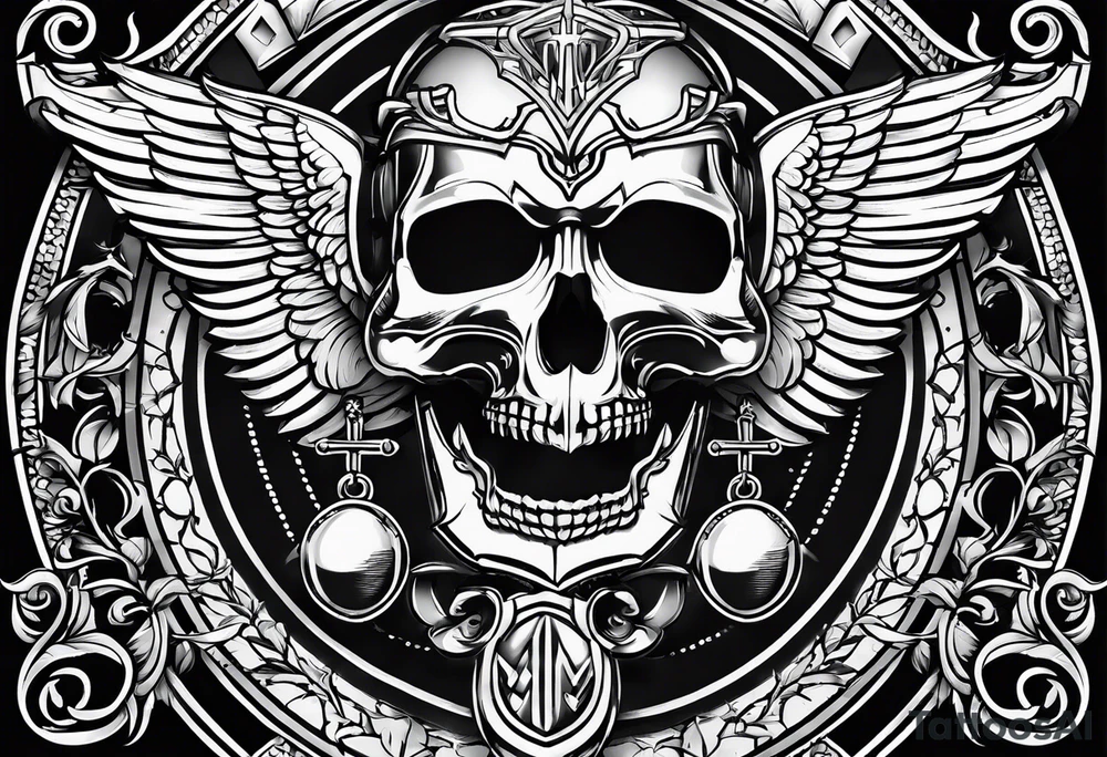justice emblem tattoo idea