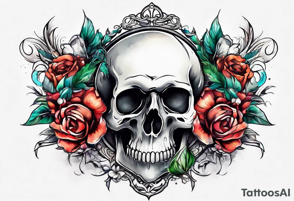 grave tattoo idea