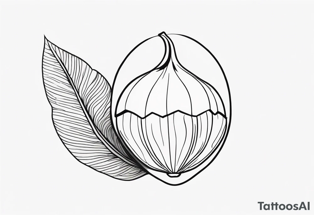Flying acorn tattoo idea
