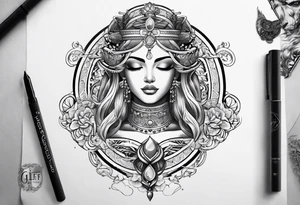Libra glif wrist tattoo tattoo idea