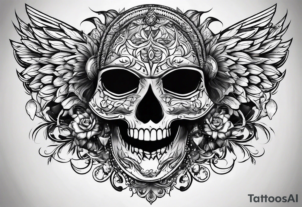 Lua media no braço tattoo idea