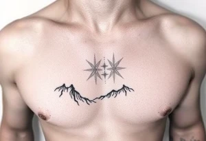 Night sky tattoo idea