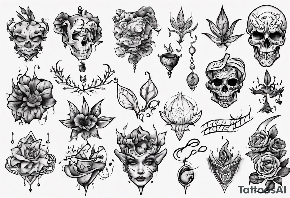 mollymauk tealeaf tattoo idea