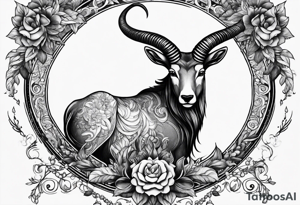 Capricorn tattoo idea