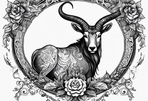 Capricorn tattoo idea