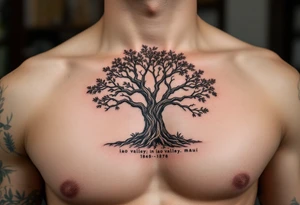 Breadfruit tree in iao valley maui with coordinates underneath tattoo idea