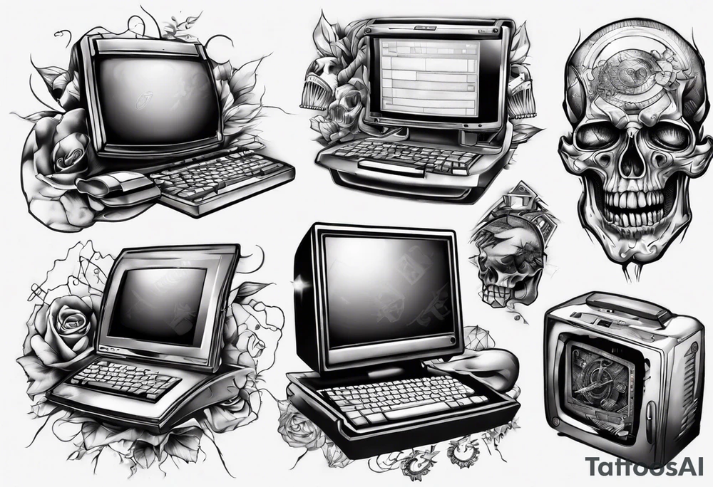 Computer tattoo idea