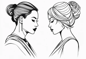 pair couple tattoo tattoo idea