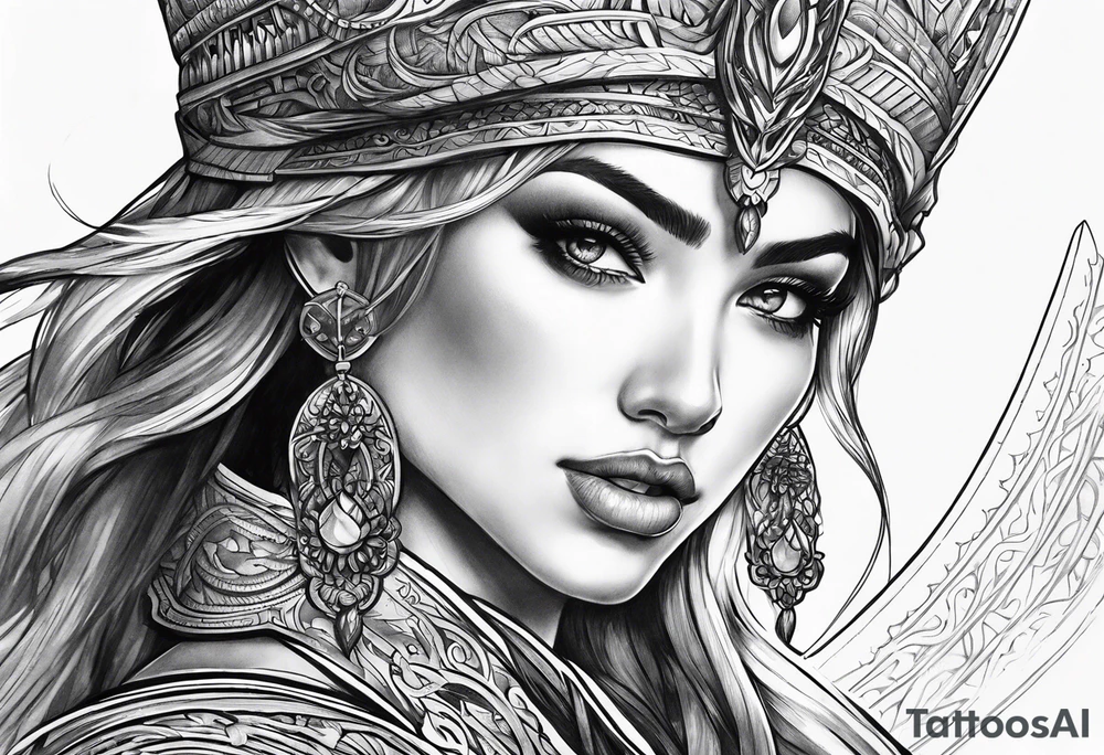 Valkiria tattoo idea