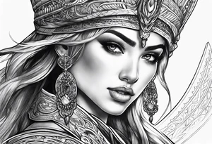 Valkiria tattoo idea